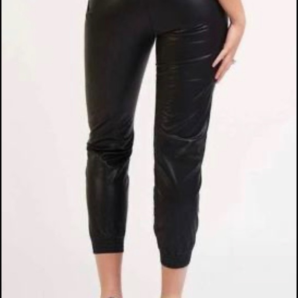 Dex Faux Leather Jogger - Picture 3 of 3